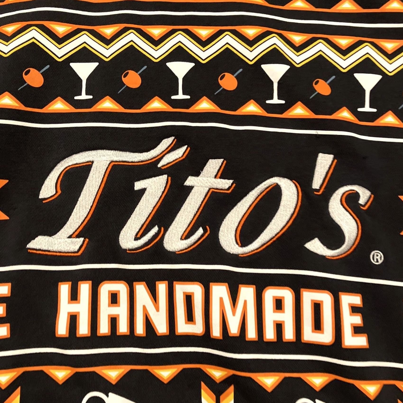 Vintage Tito's Handmade Vodka Crewneck Sweatshirt Ugly Christmas XL Men Brown Cotton Blend Knit Graphic Print Vintage: No Size US XL / EU 56 / 4 - 2 Thumbnail