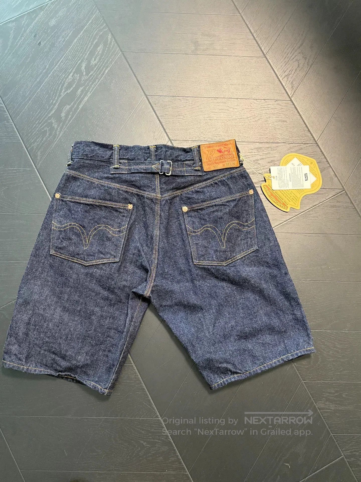 Pherrow's Pherrow's 500 High-Waist Loose Denim Shorts. Size US 32 / EU 48 - 3 Thumbnail