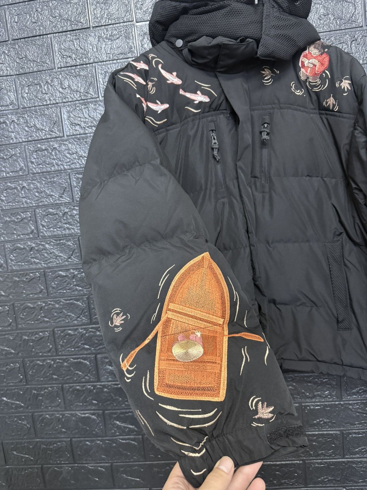 Derschutze DerSchutze “ Koi Fish “ Puffer Jacket Size US L / EU 52-54 / 3 - 2 Thumbnail