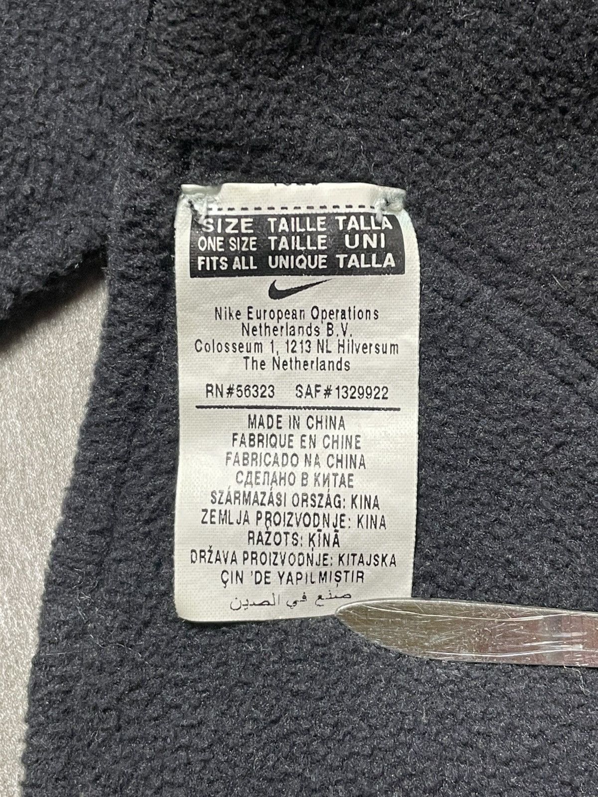 Nike Vintage Nike Fleece Reflective Headband Swoosh 90s Y2k Size ONE SIZE - 6 Thumbnail