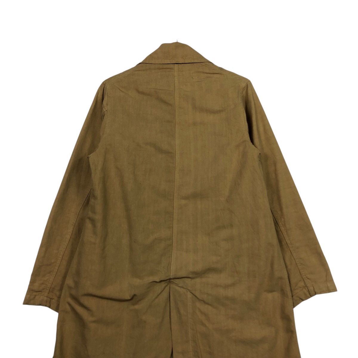 Japanese Brand Rare Jardin Botanique Japanese Artisan Linen Mac Coat Size US M / EU 48-50 / 2 - 11 Thumbnail