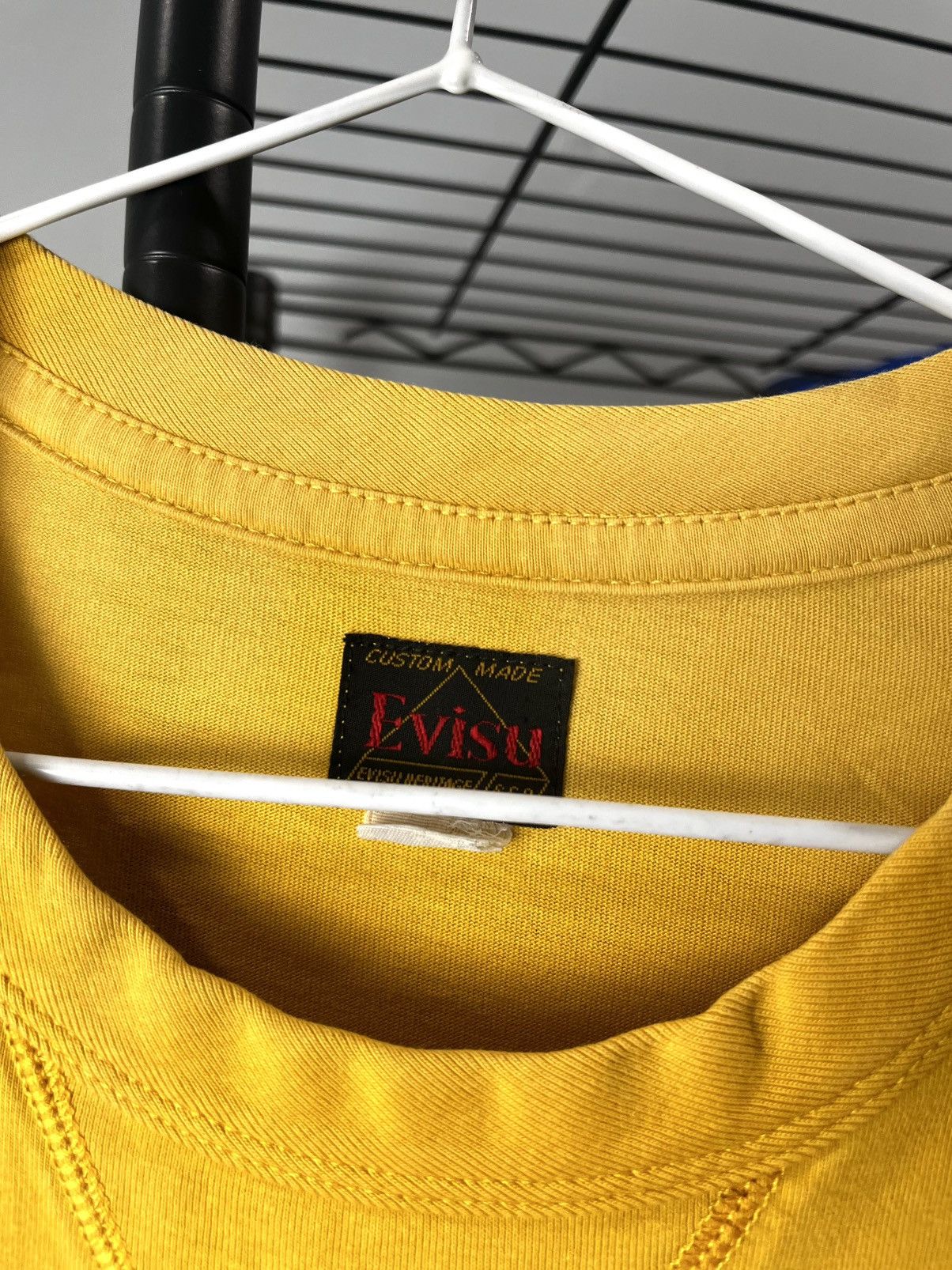 Evisu Rare Vintage Evisu Embroidered Logo Japanese T Shirt Size US XL / EU 56 / 4 - 4 Thumbnail