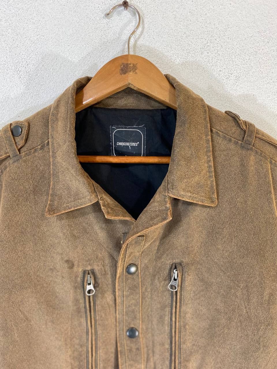 Japanese Brand changing time soft leather jacket nice design Size US L / EU 52-54 / 3 - 2 Thumbnail