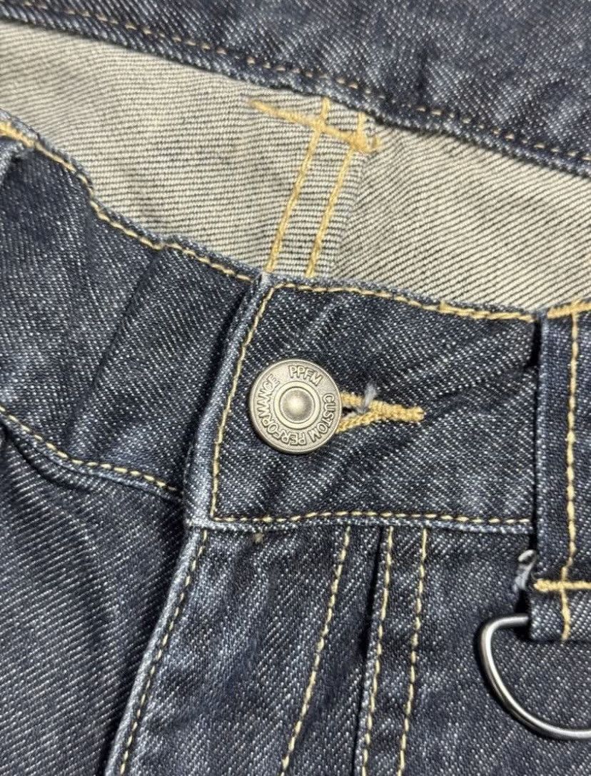 PPFM PPFM Distressed Slim Fit Curved Jeans Size US 31 - 5 Thumbnail