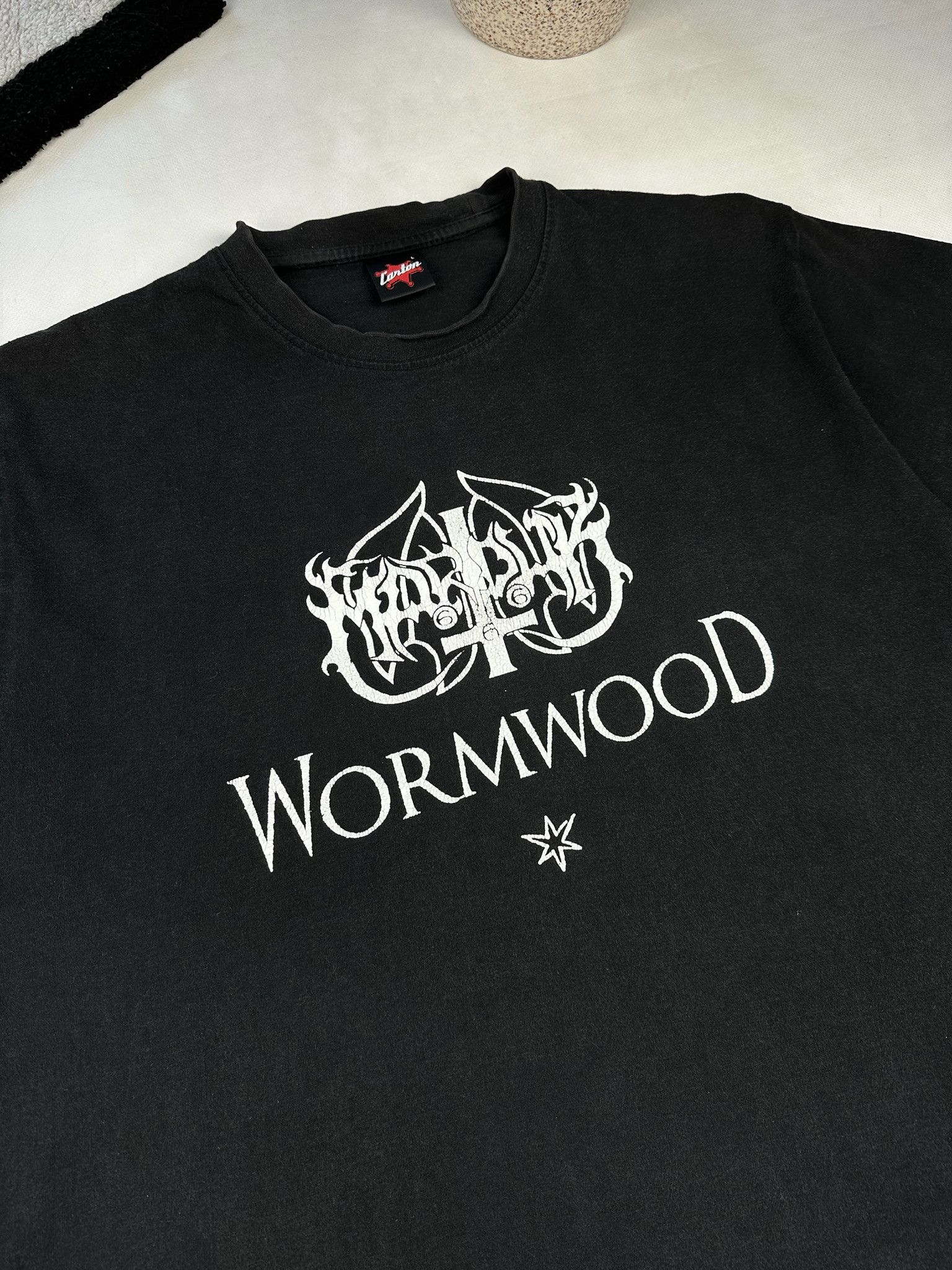 Band Tees Vintage Marduk t-shirt wormwood black metal Size US L / EU 52-54 / 3 - 2 Thumbnail