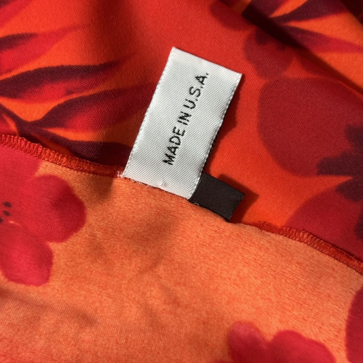 Other LEILANI Orange Red Floral Tropical Stretchy Sarong Skirt Size 30" / US 8 / IT 44 - 7 Thumbnail