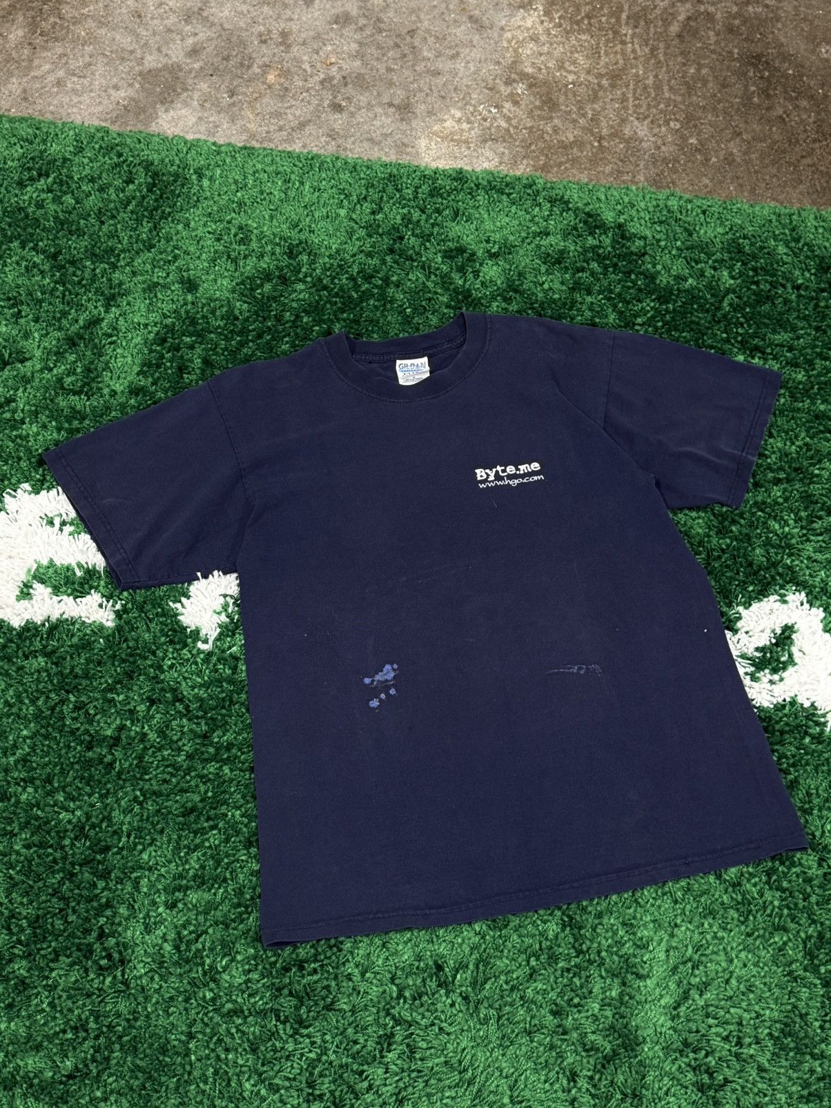 Vintage RARE Vintage Internet Byte.Me Com Website Distressed Tee Size US L / EU 52-54 / 3 - 1 Thumbnail