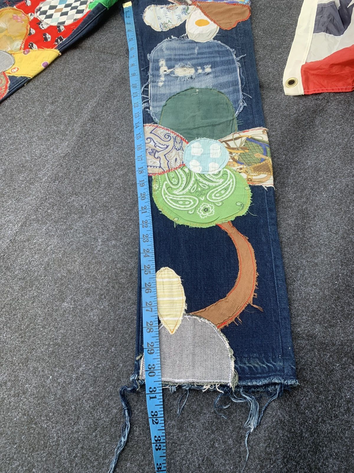 Kapital Kapital Kountry Patchwork Rework Denim Jeans – Made in Japan Size US 29 - 4 Thumbnail