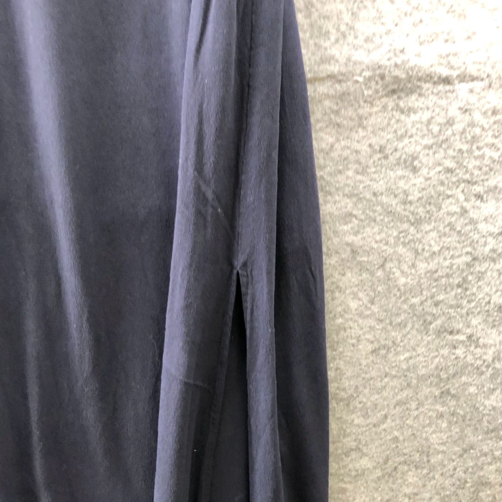 Zara ZARA Sleeveless Maxi Dress Womens S Blue Crepe V-Neck Cami Side Slits Casual Size S / US 4 / IT 40 - 6 Thumbnail