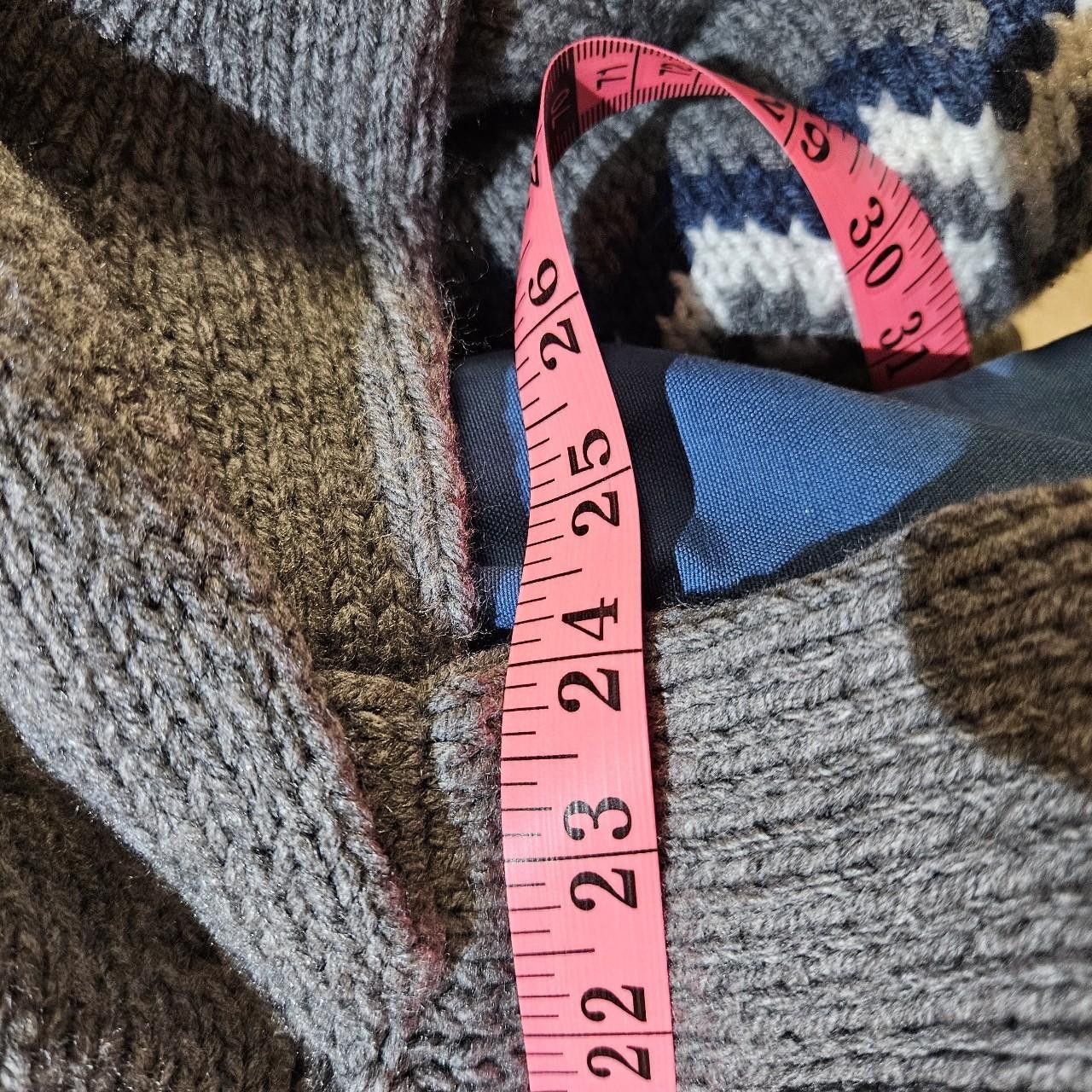 Other vintage cottagecore gray fair isle hand knit sweater Size L / US 10 / IT 46 - 3 Thumbnail