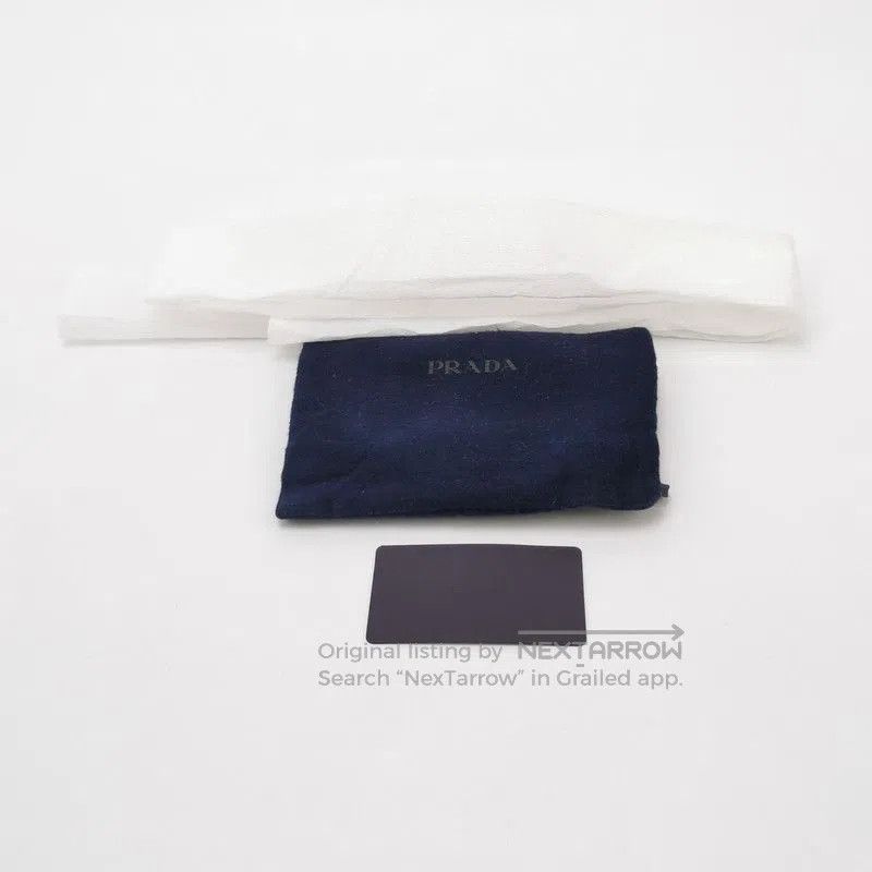 Prada Prada Black Leather Logo Belt. Size ONE SIZE - 6 Thumbnail