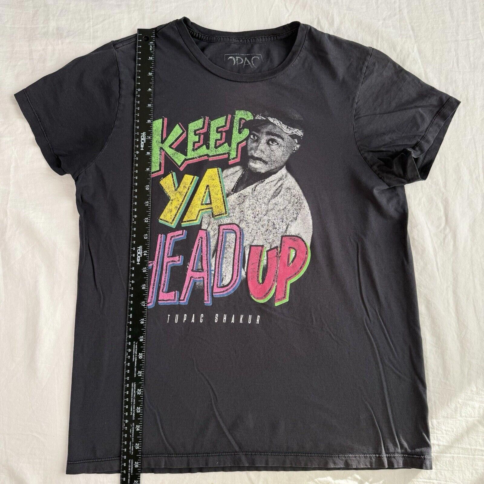 Other Tupac Shakur Keep Ya Head Up T-Shirt Rap Men's Size M Black Size US M / EU 48-50 / 2 - 3 Thumbnail