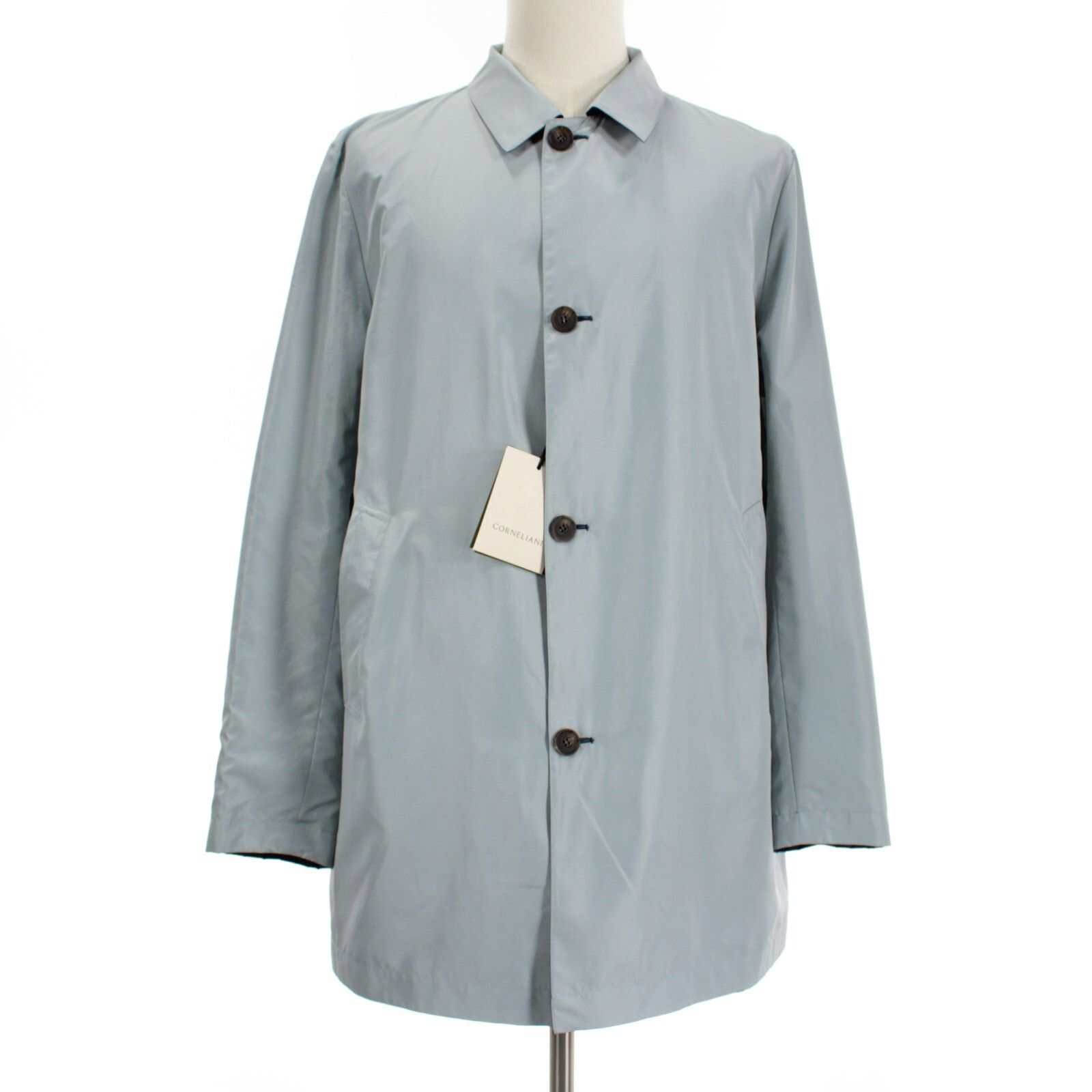 Corneliani Corneliani Jacket Size L US In Blue Polyester Size US L / EU 52-54 / 3 - 7 Thumbnail