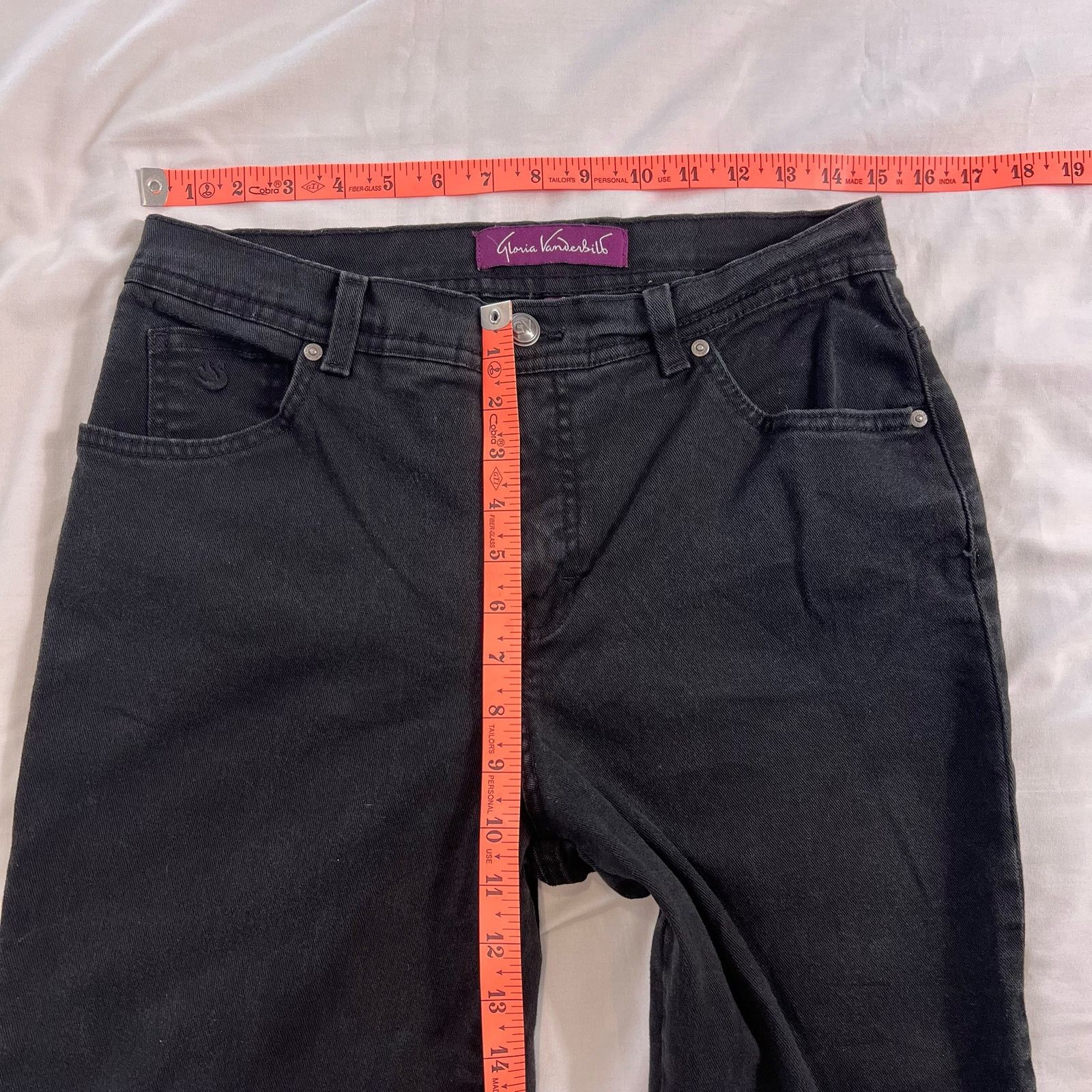 Gloria Vanderbilt Gloria Vanderbilt Women's Size 8 Black Jeans Size 30" / US 8 / IT 44 - 3 Thumbnail