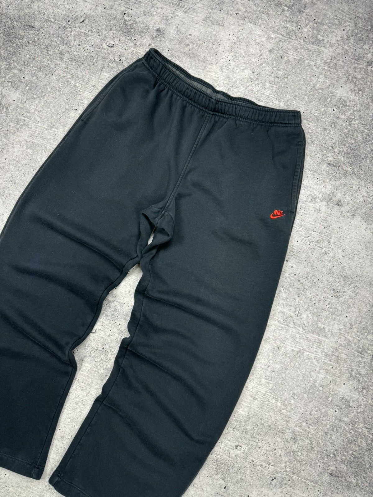 Nike × Vintage Vintage Nike Y2K Style Drill Swoosh Logo Sweatpants Pants Size US 34 / EU 50 - 3 Thumbnail