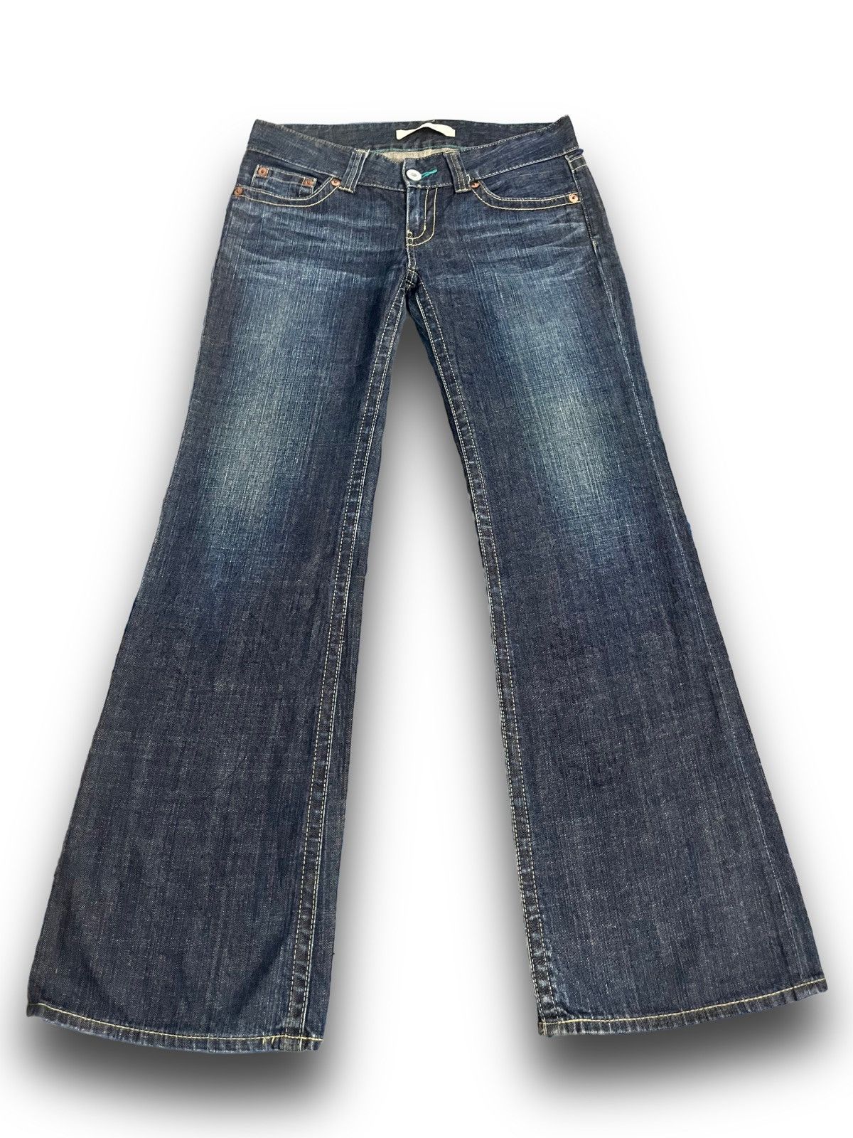 Uniqlo 90’s Uniqlo Boyfriend Unisex Flare Style Jeans Size US 32 / EU 48 - 1 Thumbnail