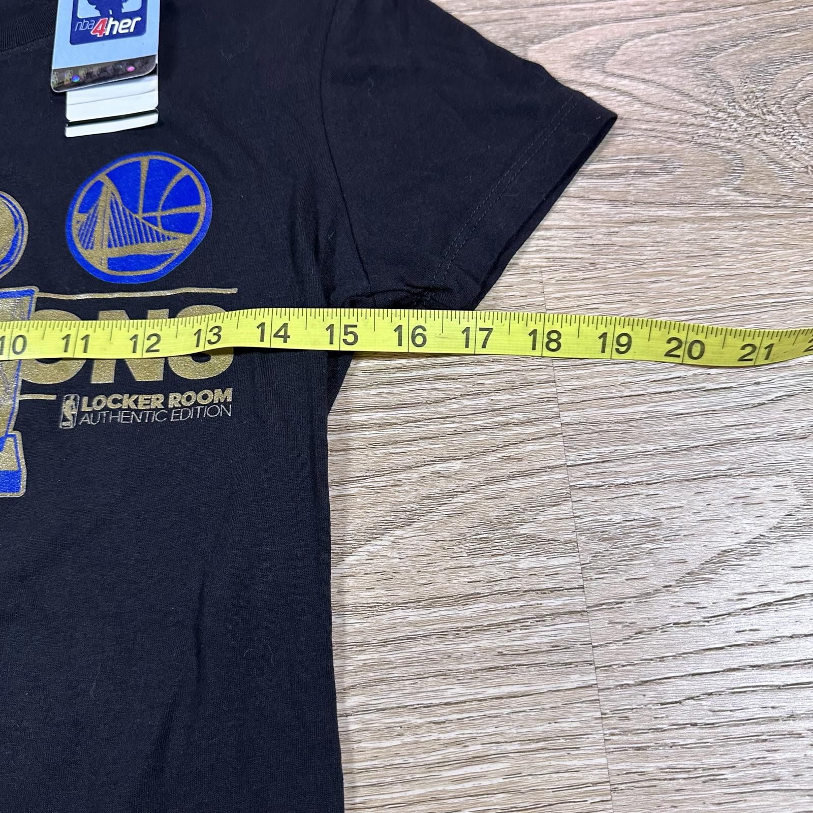 Adidas Adidas Womens T-shirt Medium Black 2017 NBA Champions Golden Size M / US 6-8 / IT 42-44 - 6 Thumbnail