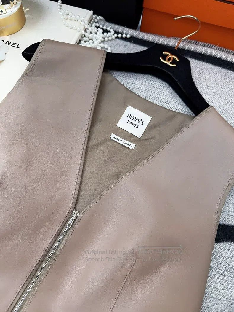 Hermes Hermes 25 Fall/Winter Show Model Lady Caramel Leather Blaz Size XS / US 0-2 / IT 36-38 - 4 Thumbnail