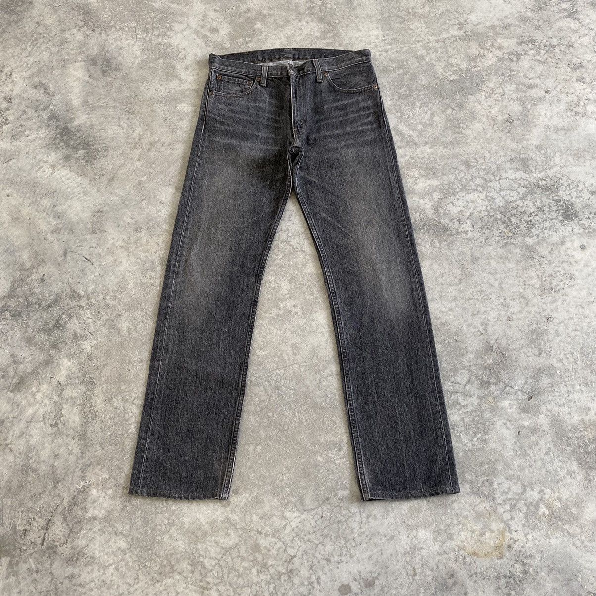 image of Size 31X31.5 Vintage Levis 505 Ash Grey Denim Jeans, Men's