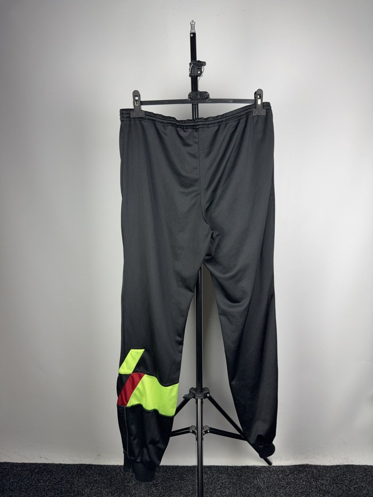 Adidas Vintage 90s Adidas Tracksuit Black Neon Trefoil Set Size US M / EU 48-50 / 2 - 19 Thumbnail