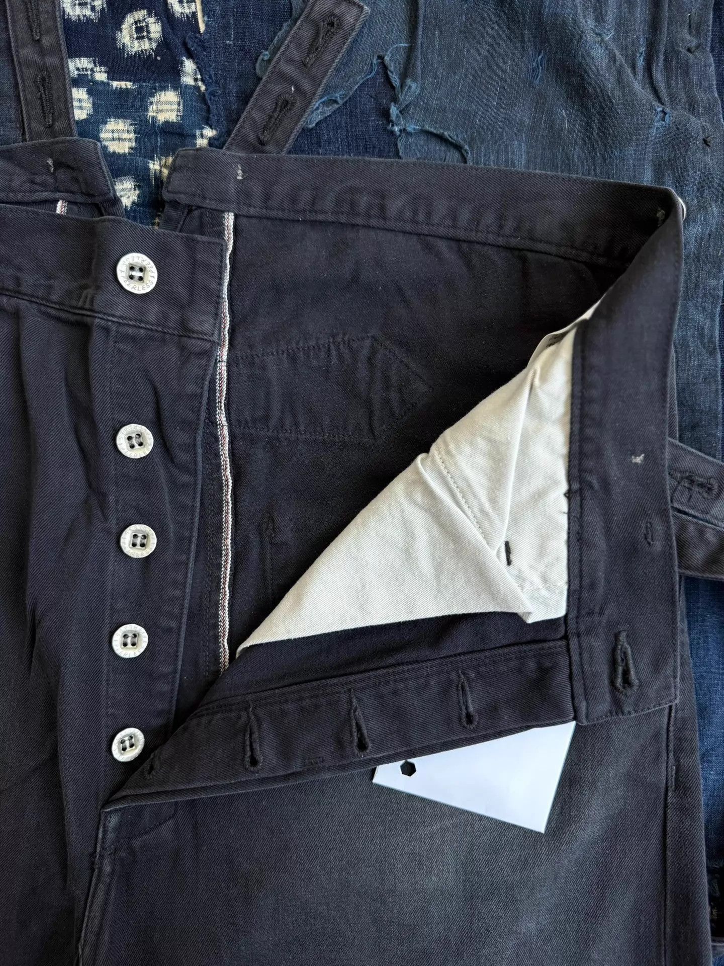 Visvim Black Denim Suspender Pants Size 32 Size US 32 / EU 48 - 7 Thumbnail