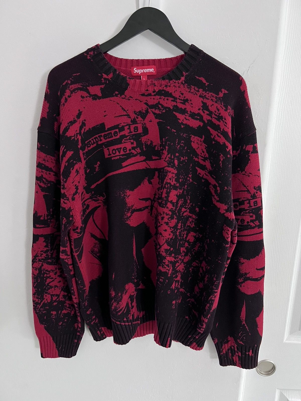 Supreme Supreme “Supreme Is Love” Sweater | Grailed