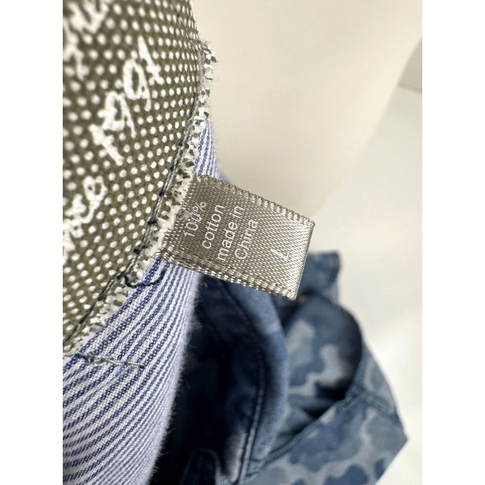 Denime TRUE GRIT CAMOUFLAGE Western Lightweight Denim Feel L Shirt Men Camouflage Long Sleeve Button-Up Blue 100% Nutty? Size US L / EU 52-54 / 3 - 6 Thumbnail