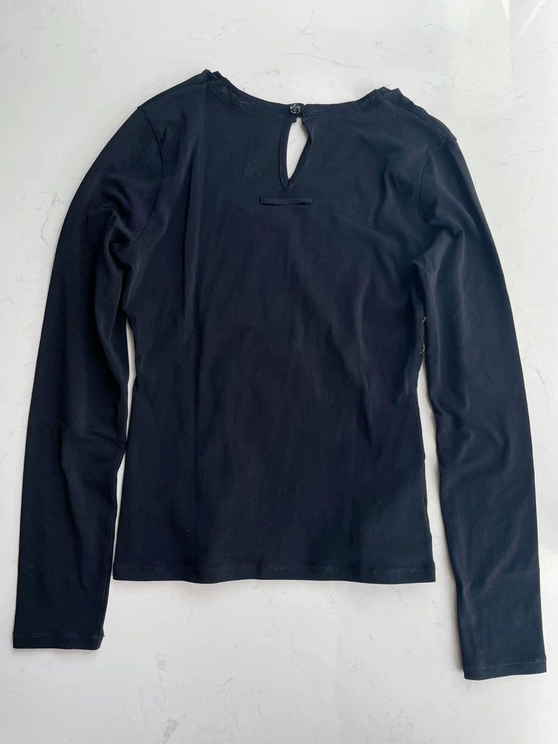Jean Paul Gaultier Jean Paul Gaultier Embroidered Long Sleeve T-Shirt 2504-Nex Size S / US 4 / IT 40 - 6 Thumbnail