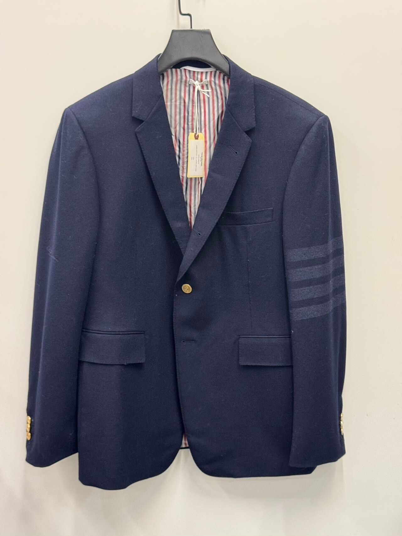 Thom Browne Thom Browne Men's Four Stripe Blazer Size US M / EU 48-50 / 2 - 1 Thumbnail