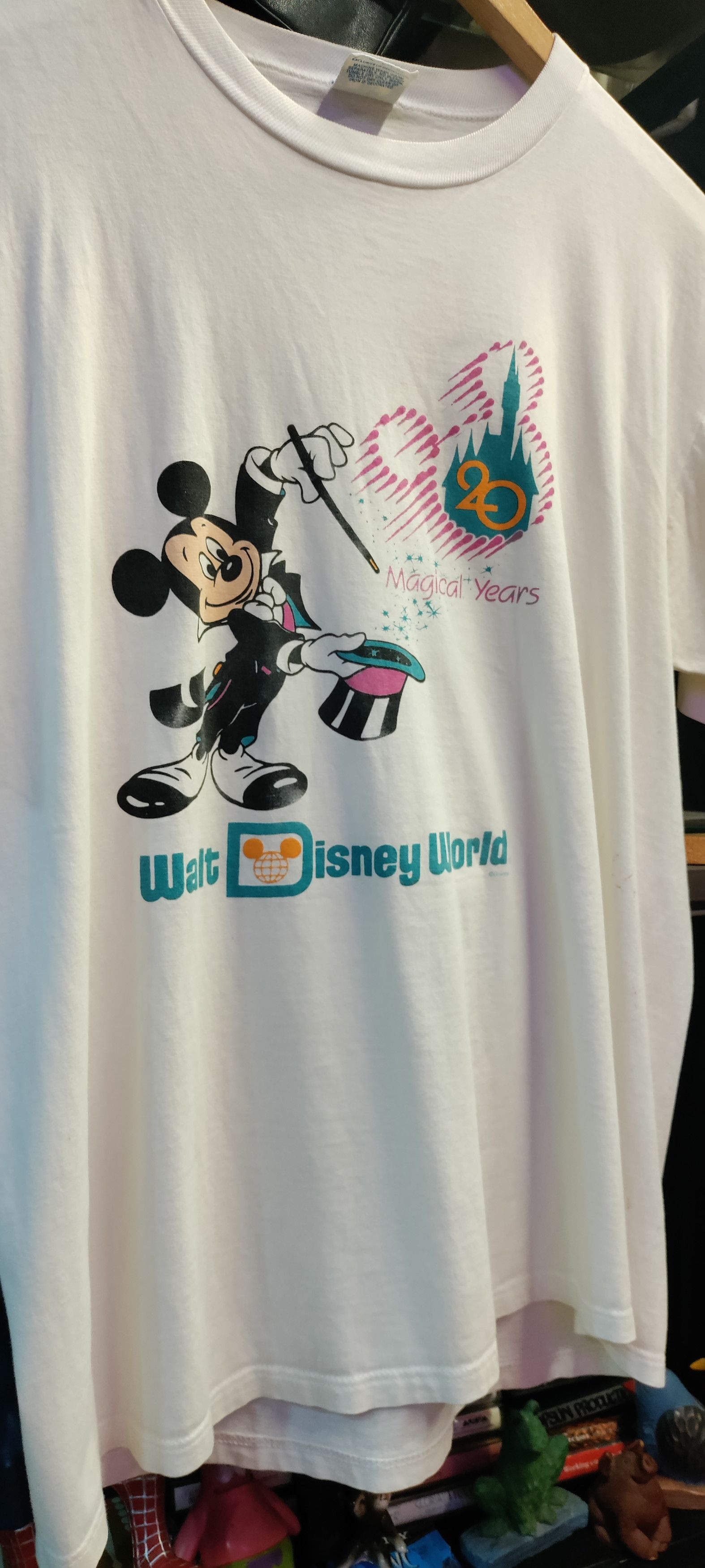 Vintage Walt Disney World 20 year anniversary vintage tee shirt Size US XL / EU 56 / 4 - 2 Thumbnail