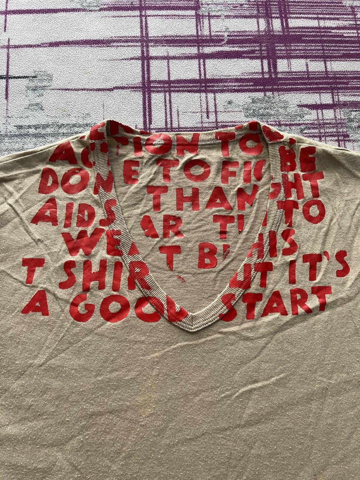 Maison Margiela MAISON MARGEILA AIDS CHARITY TEE VERY RARE Size US S / EU 44-46 / 1 - 2 Thumbnail