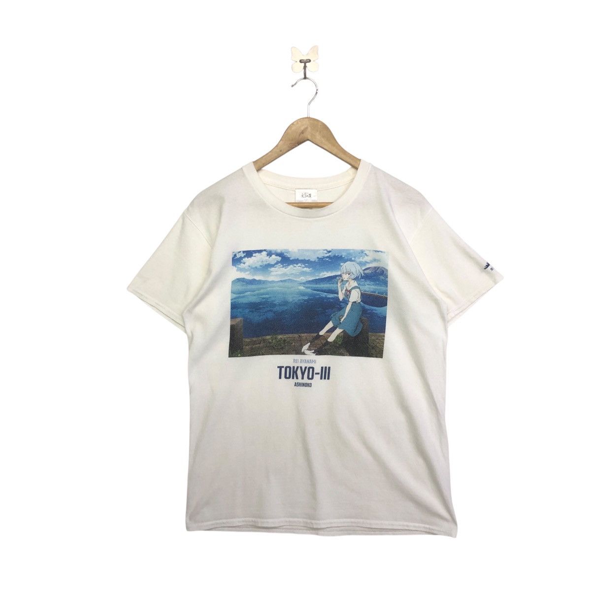 Anime Evangelion Rei Ayanami Tokyo-3 Ashinoko Graphic Tshirt Size US M / EU 48-50 / 2 - 1 Thumbnail