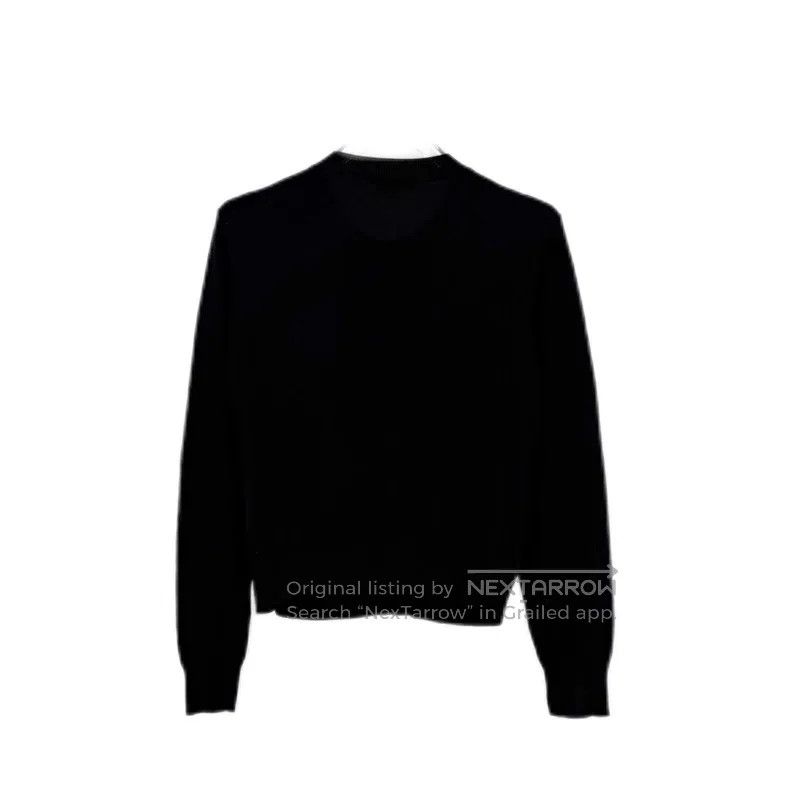 Hermes Hermes Black Full Metal Pig Nose Logo Mulberry Silk Cardig Size S / US 4 / IT 40 - 2 Thumbnail
