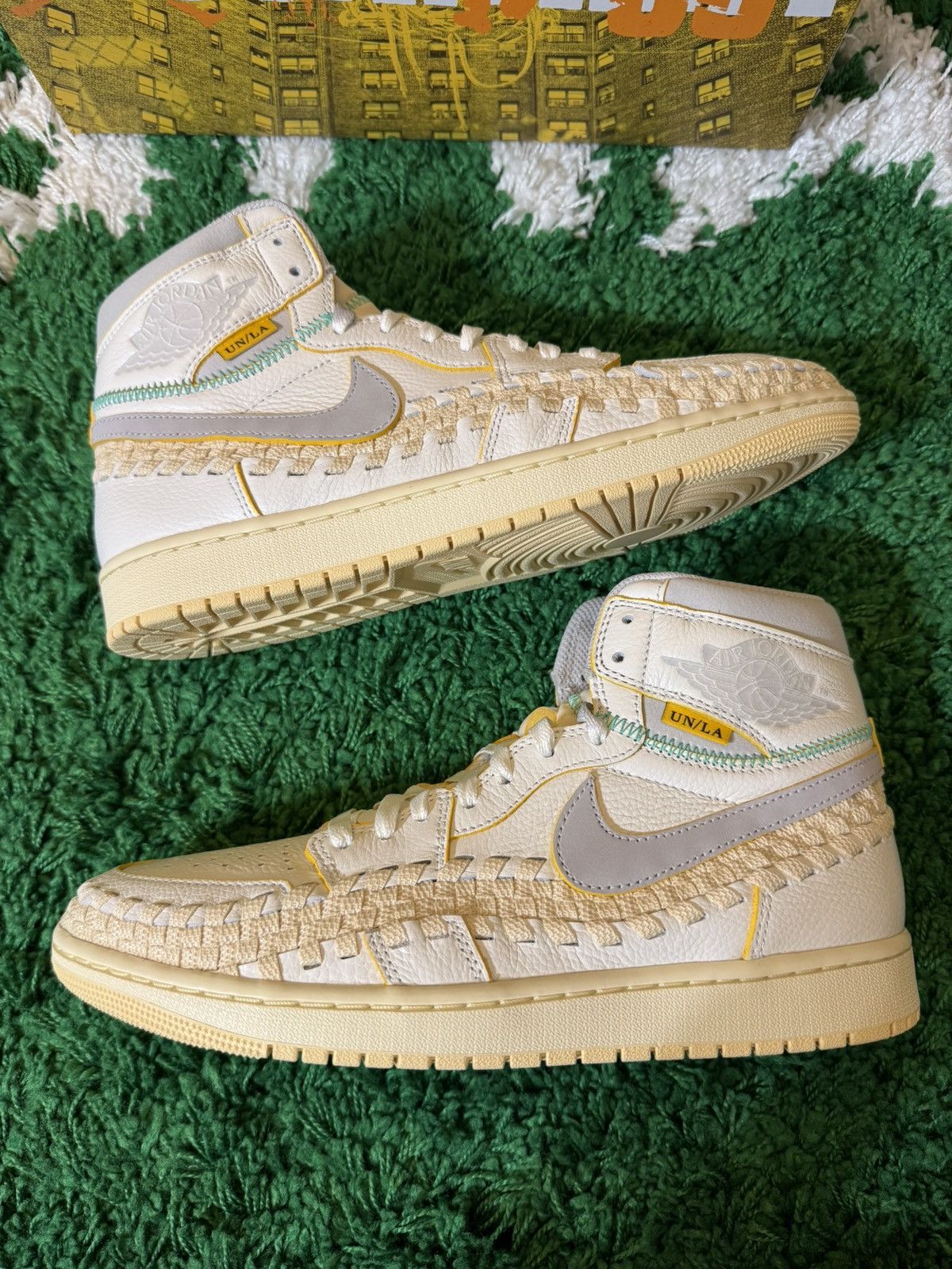 Union LA Jordan 1 High OG Union LA Bephies Beauty Supply Summer White Size US 10 / EU 43 - 3 Thumbnail