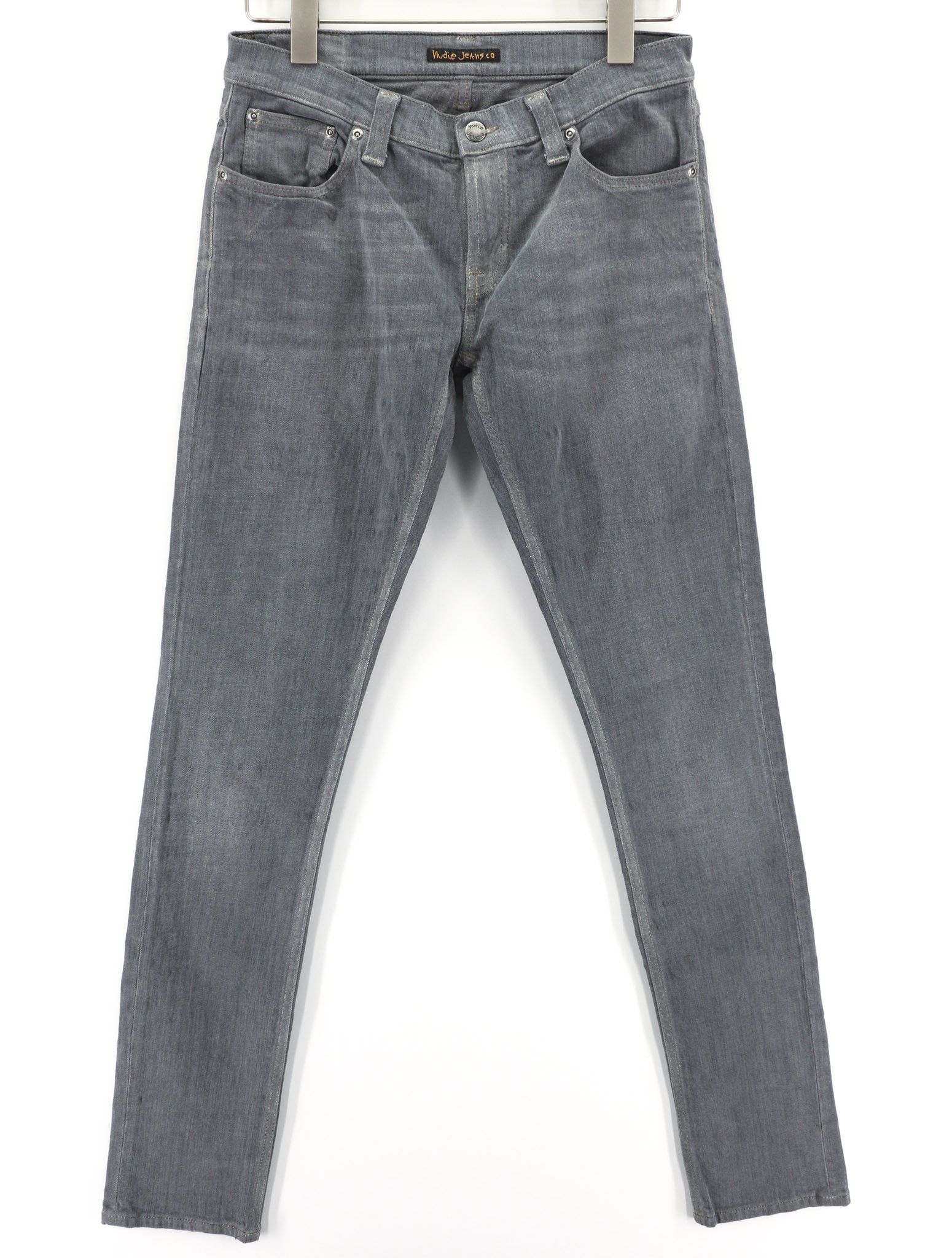 Nudie Jeans TIGHT LONG JOHN W29/L34 Organic Charcoal Jeans 80674 Size US 29 - 1 Thumbnail