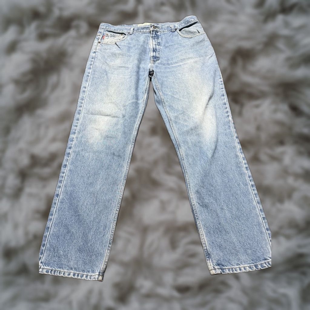 Bugle Boy VINTAGE Bugle Boy 705 Men Jeans 38 Blue Denim 38X30 Straight Bootcut Size US 38 / EU 54 - 1 Thumbnail