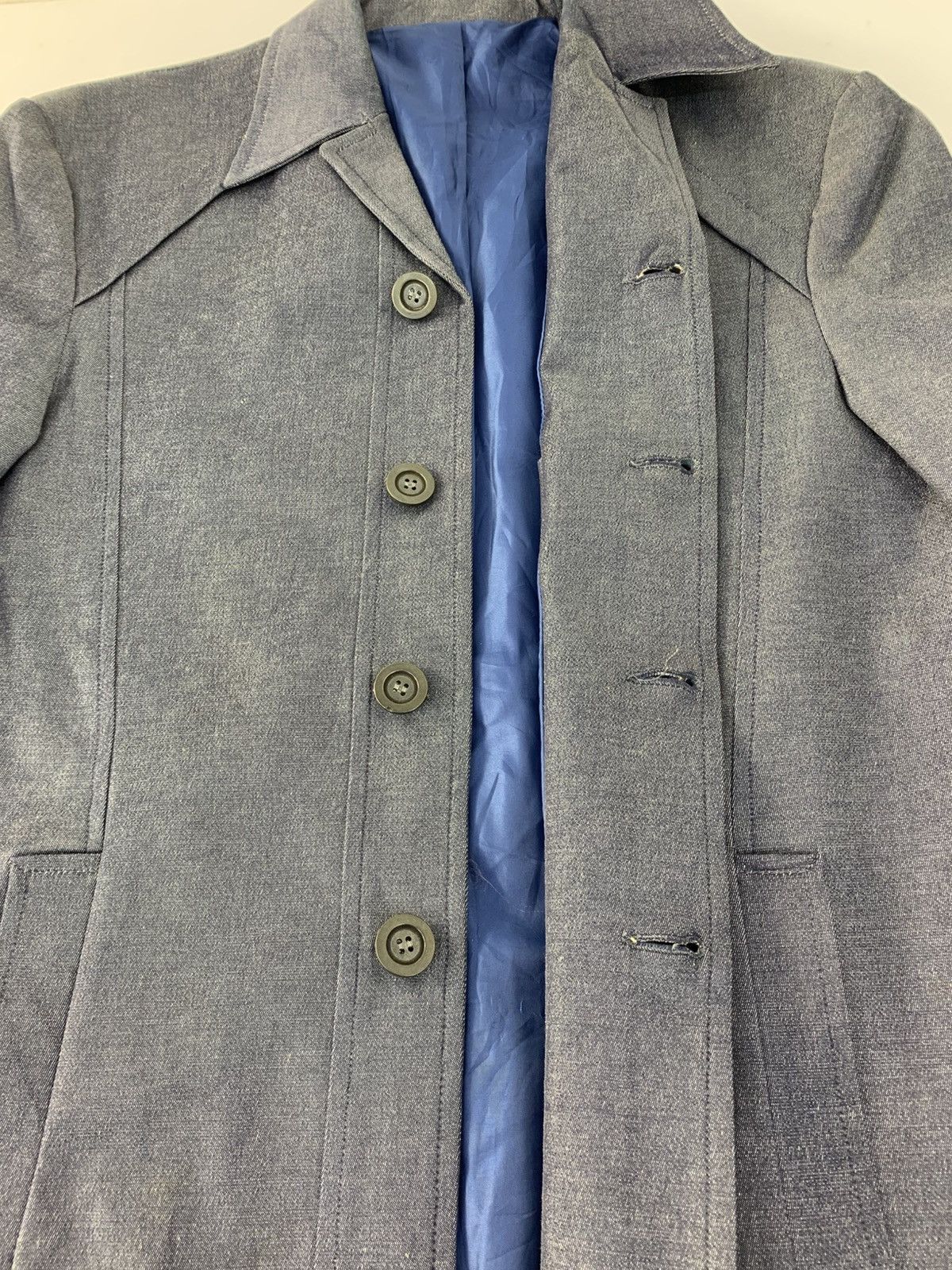 Designer Bill Tornade Paris Modele Depose Button Quilted Inner Coat Size US S / EU 44-46 / 1 - 3 Thumbnail