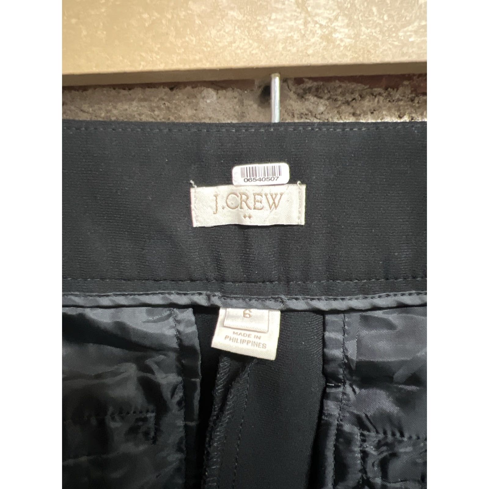 J.Crew J. Crew Womens Black Casual Side Zip Work Short Size 6 C2140 Size 28" / US 6 / IT 42 - 3 Thumbnail