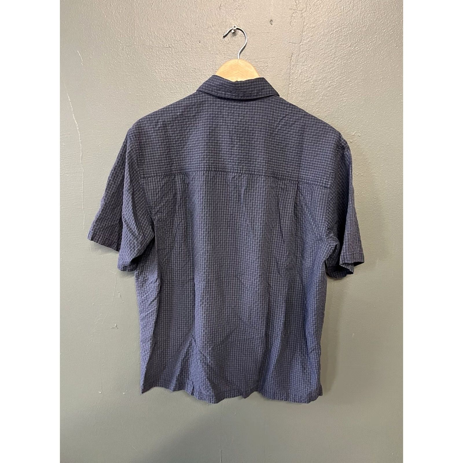 Vintage REI Mens Blue Short Sleeve Button Up Single Pocket Shirt M Size US M / EU 48-50 / 2 - 2 Thumbnail