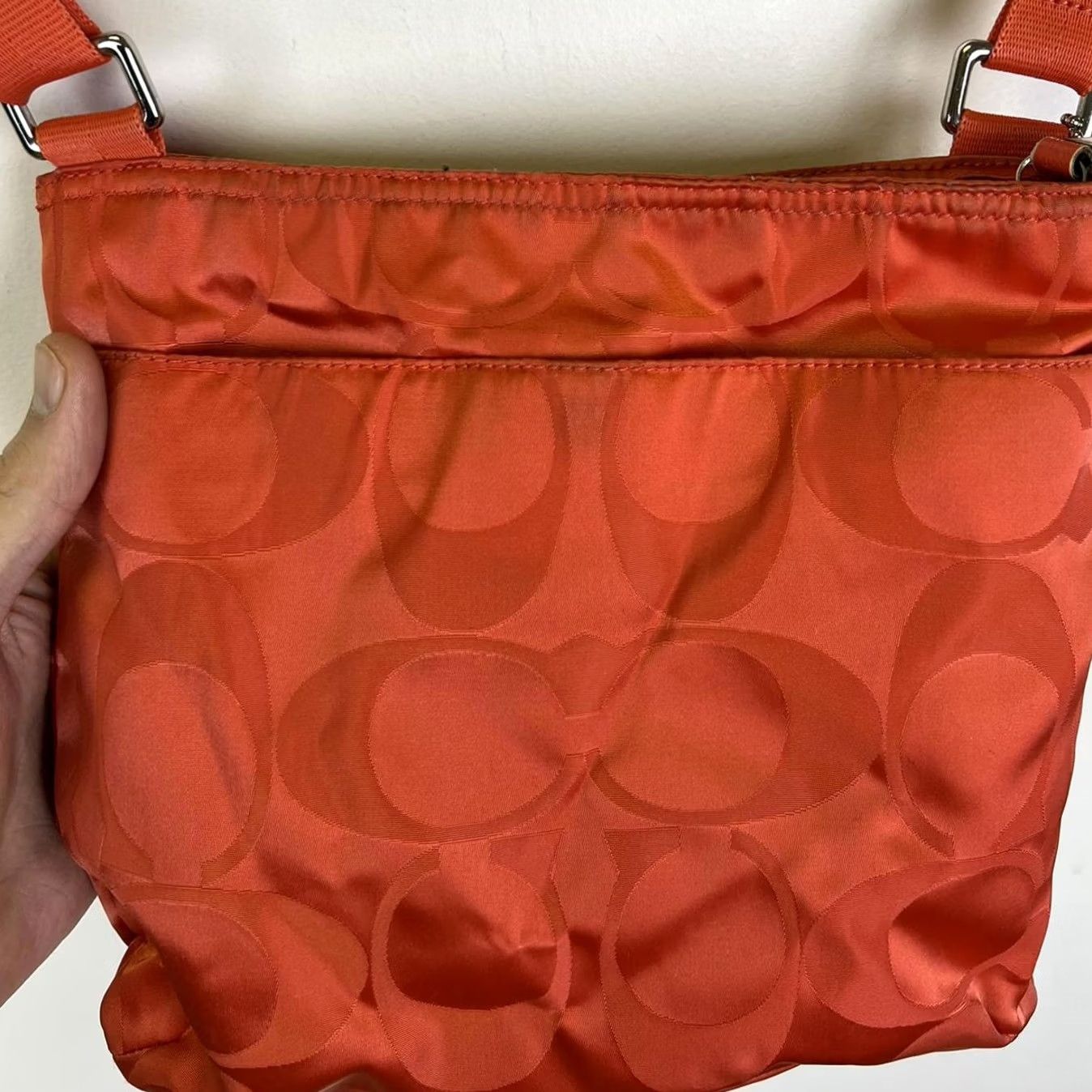 Coach VINTAGE Coach Orange Quilted Crossbody Bag Size ONE SIZE - 6 Thumbnail