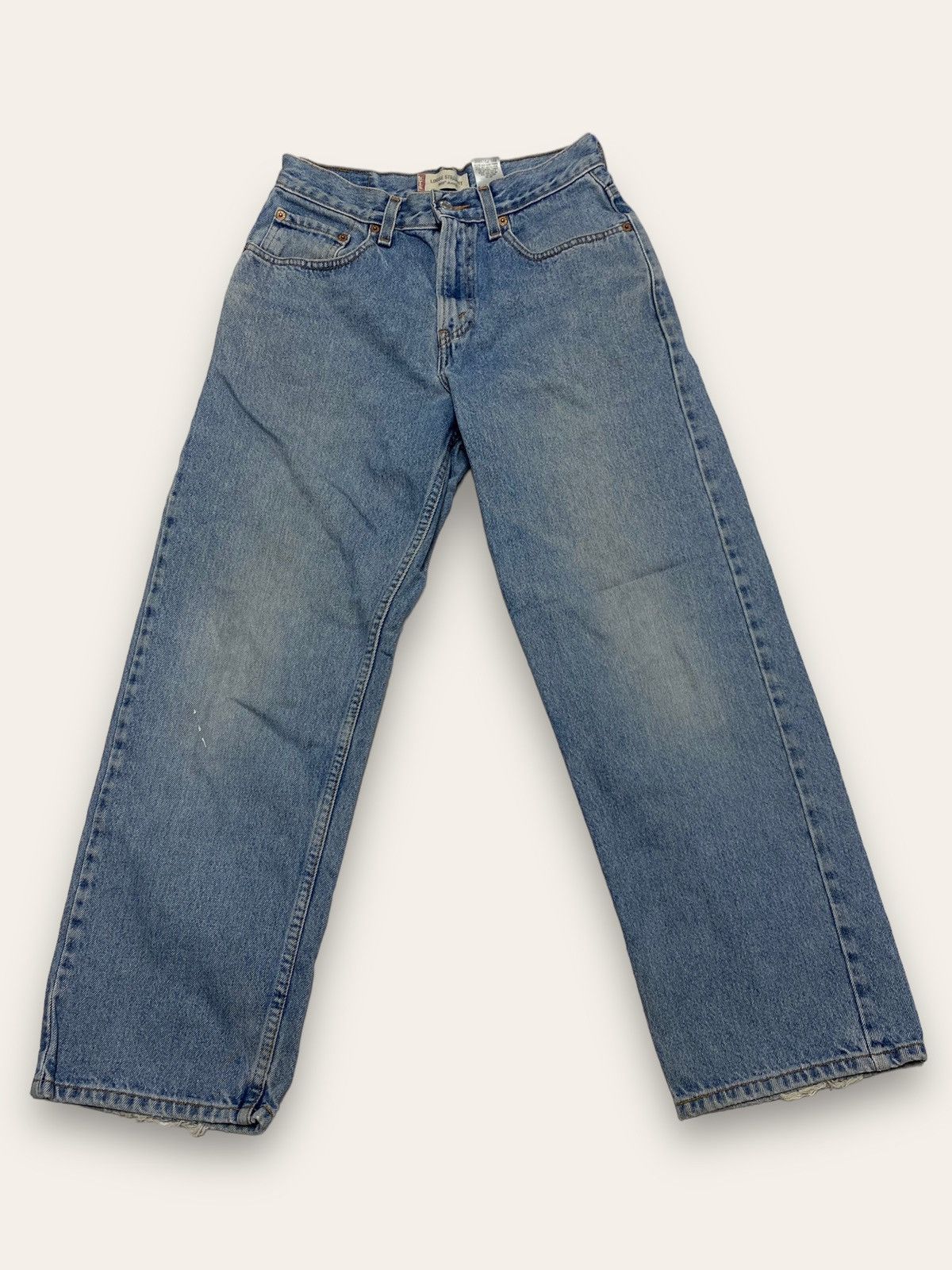 Jean Vintage LEVI'S Light Wash Blue Distressed Baggy Jeans Size US 28 / EU 44 - 1 Thumbnail