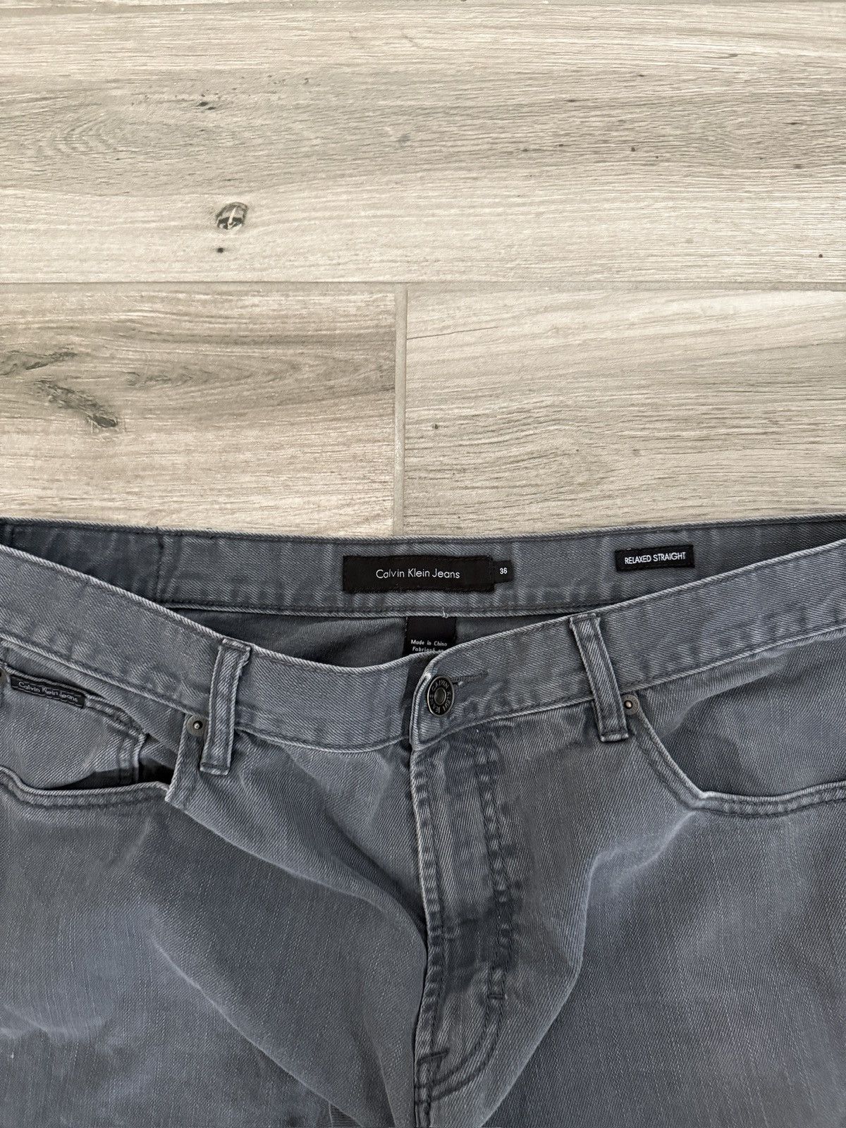 Southpole Calvin Klein Relaxed Straight Fit Jeans Size US 36 / EU 52 - 2 Thumbnail