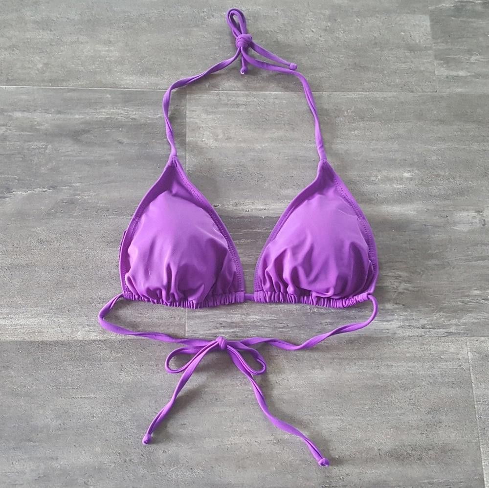 Designer Purple Classic Marquee Bikini Top Size ONE SIZE - 1 Thumbnail