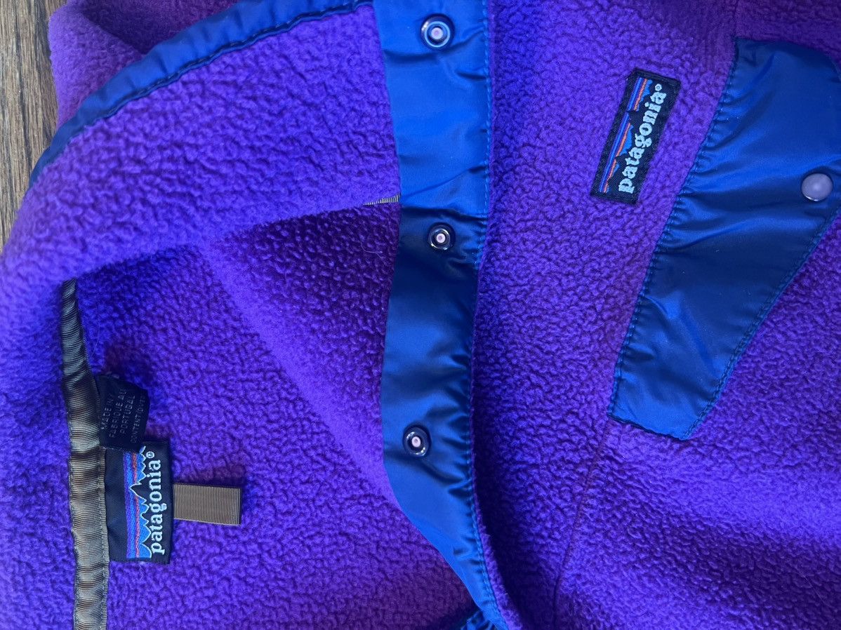 Patagonia RARE Grape Snap-T Pullover Size US XL / EU 56 / 4 - 3 Thumbnail