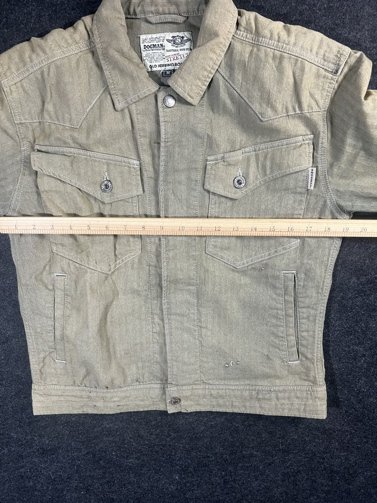 Vintage Dogman Old Herringbone Jacket80‘s Inspired Harrington Size US S / EU 44-46 / 1 - 8 Thumbnail