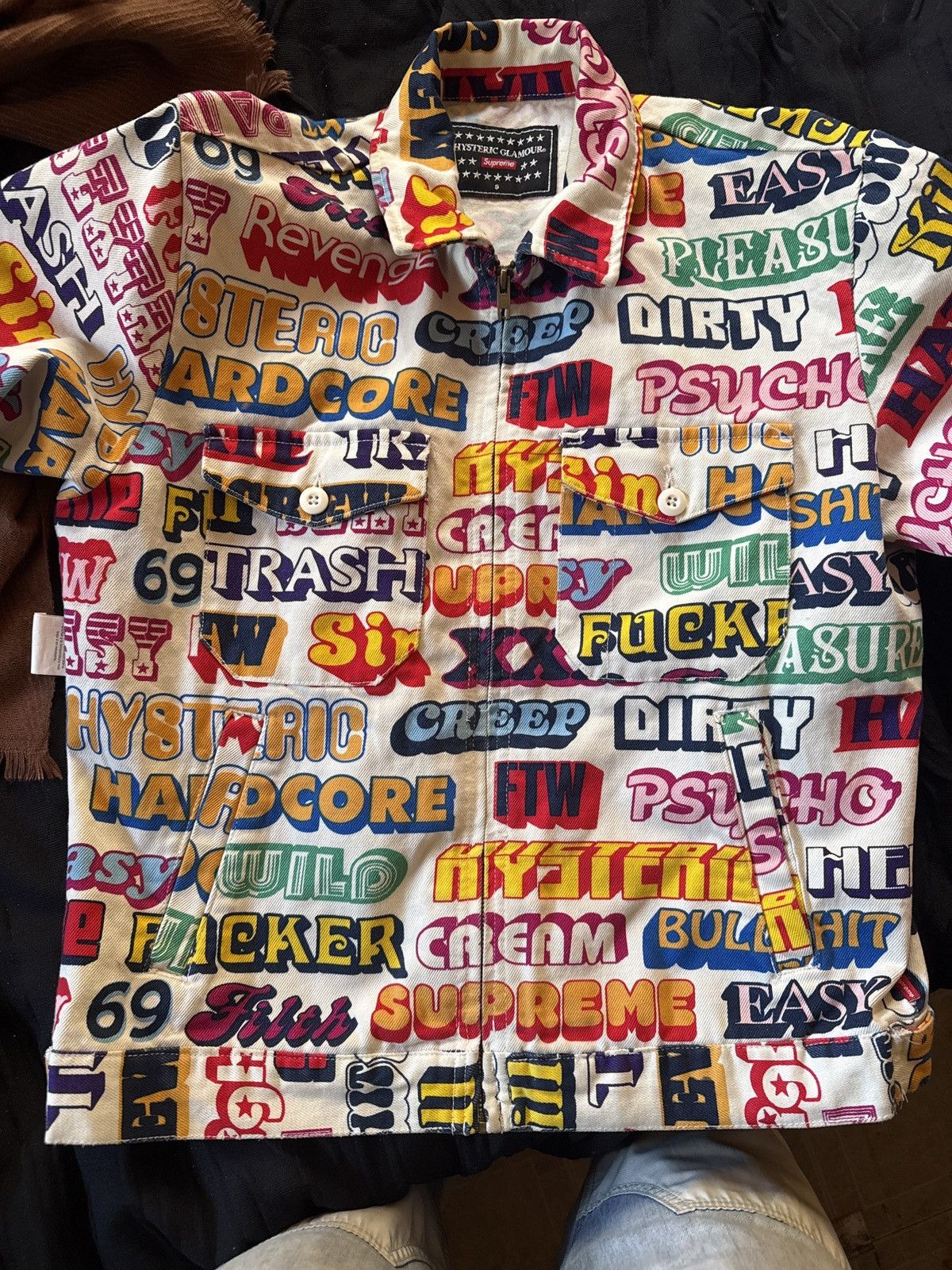 Hysteric Glamour × Supreme Supreme x Hysteric Glamour FW17 Text Work Jacket Multicolor Size US S / EU 44-46 / 1 - 6 Thumbnail