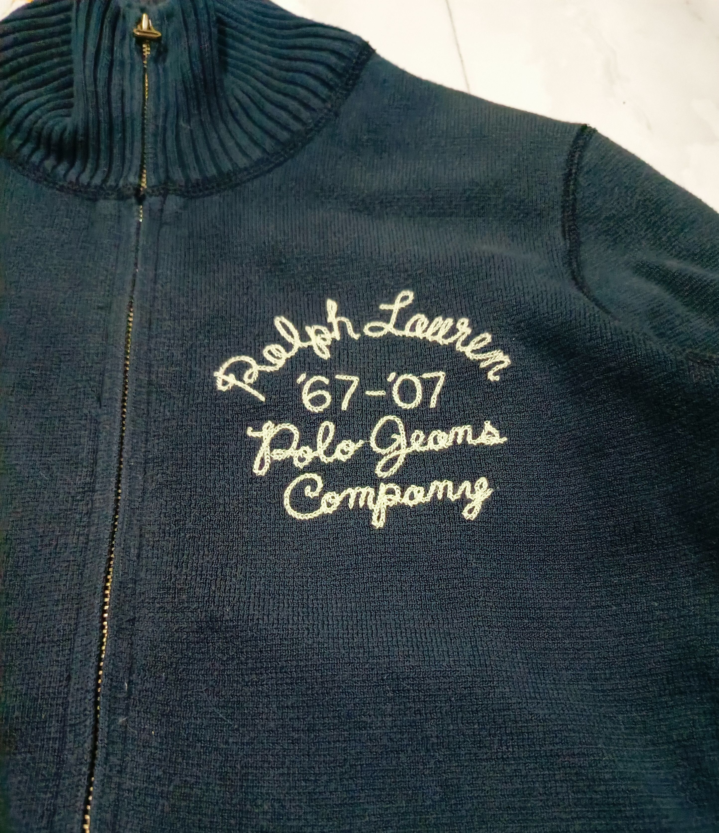 Polo Ralph Lauren Vintage Polo Ralph Lauren Hand Zip Up Sweatshirt Size M / US 6-8 / IT 42-44 - 5 Thumbnail