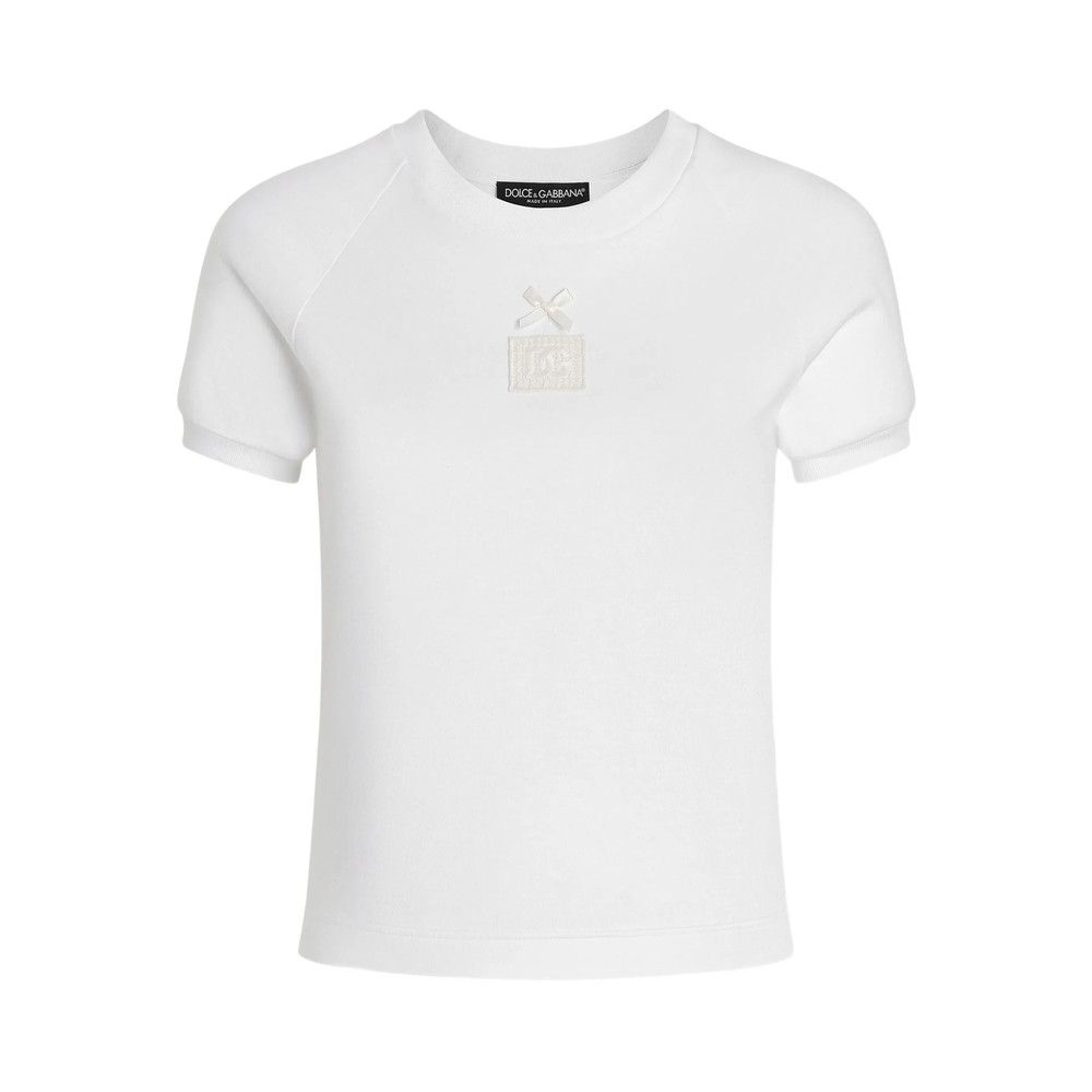 Dolce & Gabbana Dolce & Gabbana WHITE Tops - T-shirts & Jerseys Size M / US 6-8 / IT 42-44 - 1 Thumbnail