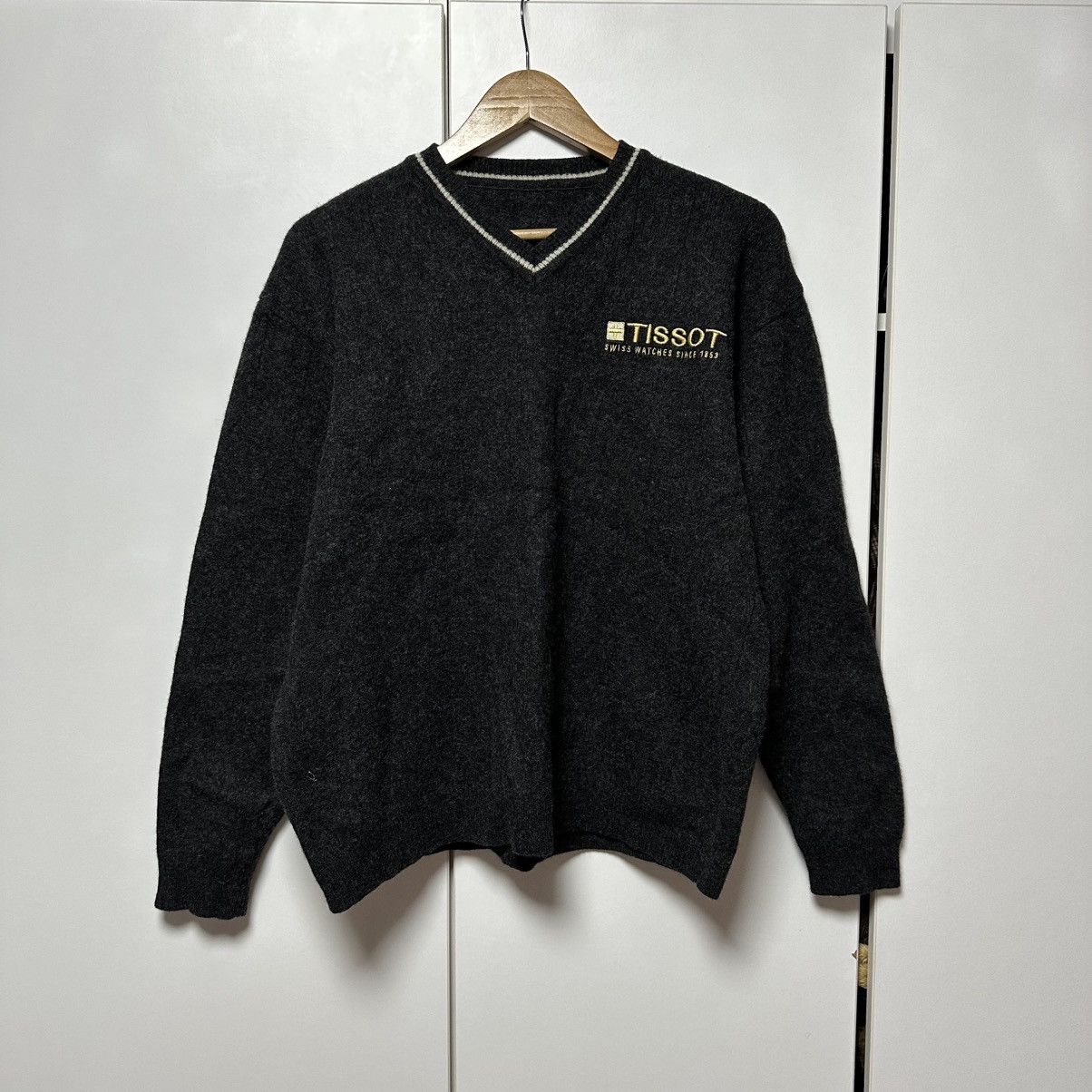 Tissot Tissot Vintage Rare Sweater Wool Size US M / EU 48-50 / 2 - 1 Thumbnail