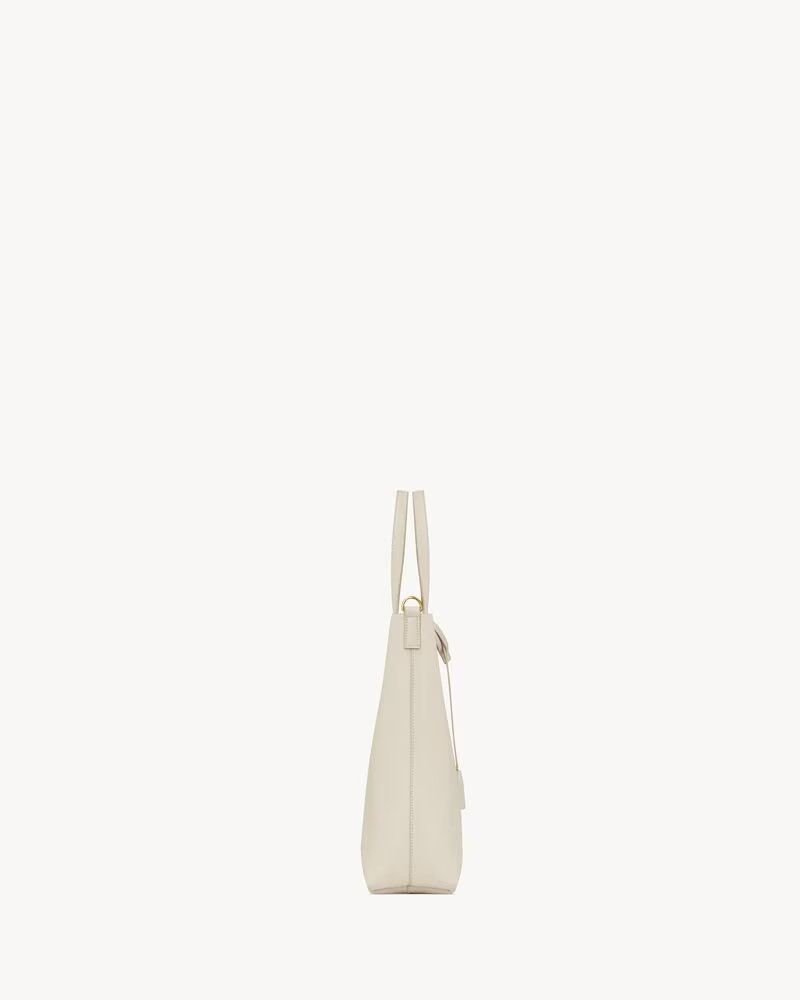 Saint Laurent Paris o1b1hav110924 Size: OS / Toy Shopping Leather Tote Bag White Size ONE SIZE - 3 Thumbnail
